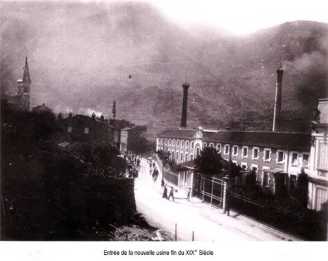 Entrée de l'usine 1870.